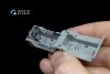 Quinta Studio QD48044 F/A-18C (early) 3D-Printed & coloured Interior on decal paper (for Kinetic) 1/48